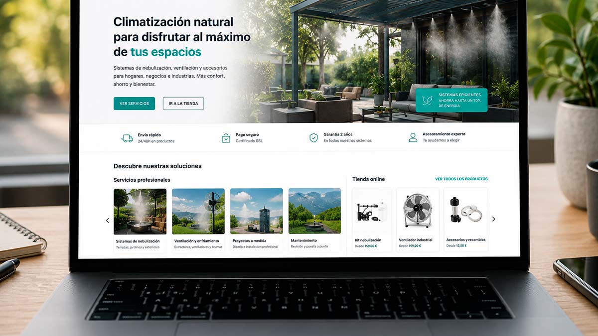 Web con arquitectura SEO.